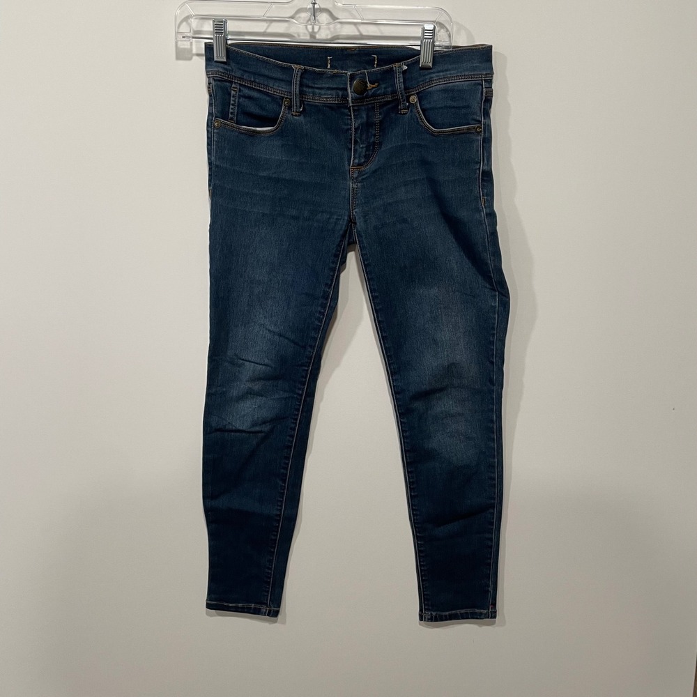 Free People Dark Wash Skinny Jeans Women's Denim‎ Casual Everyday 28x25